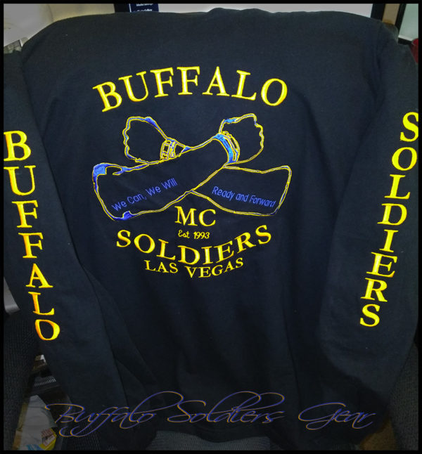 Buffalo Soldiers Gear Crossed Arms Sleeves