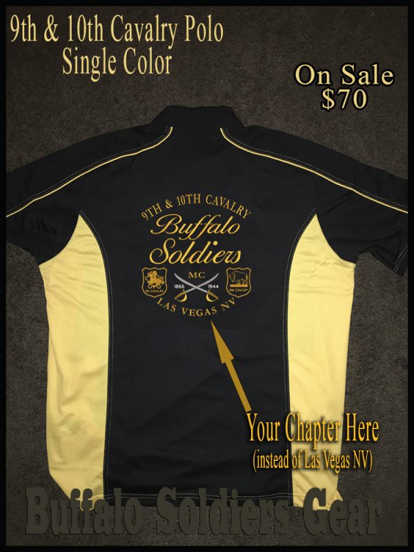 Buffalo Soldiers 9th and 10th Cavalry Clothing Polo