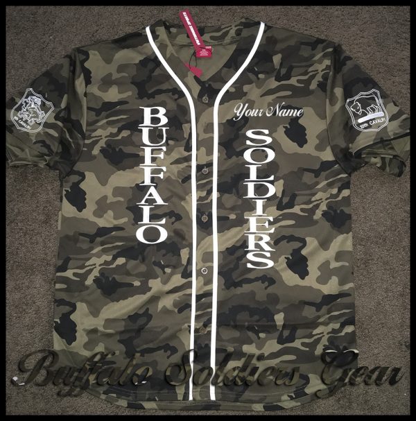 Camouflage Buffalo Soldiers Jersey front