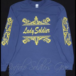 Lady Soldier Gold Glitter Navy Blue