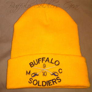 Gold Buffalo Soldiers Beanie