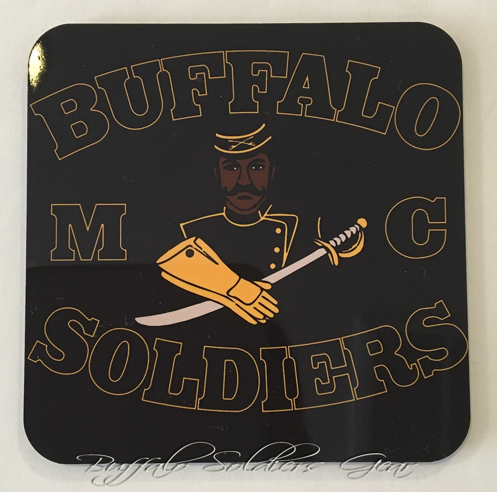 konsol Kirkegård fiktion Buffalo Soldiers MC Drink Coasters