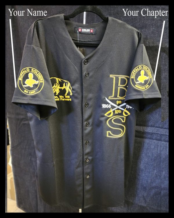 Black Buffalo Soldiers Jersey Sleeves