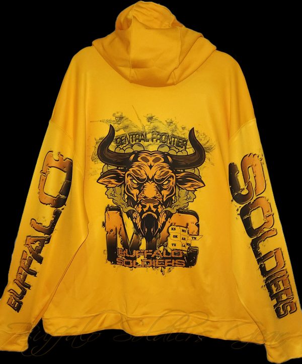 Central Frontier Buffalo Soldiers Hoodie Gold