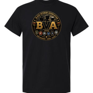 Black Veterans Association T-shirt on Black